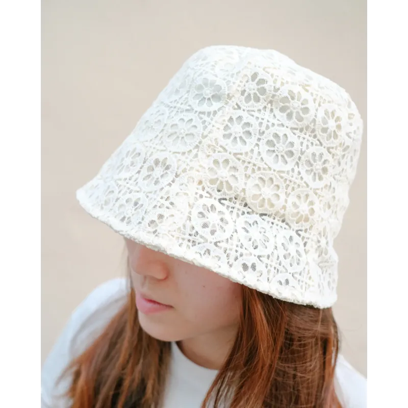 Lace Crochet Bucket Hat