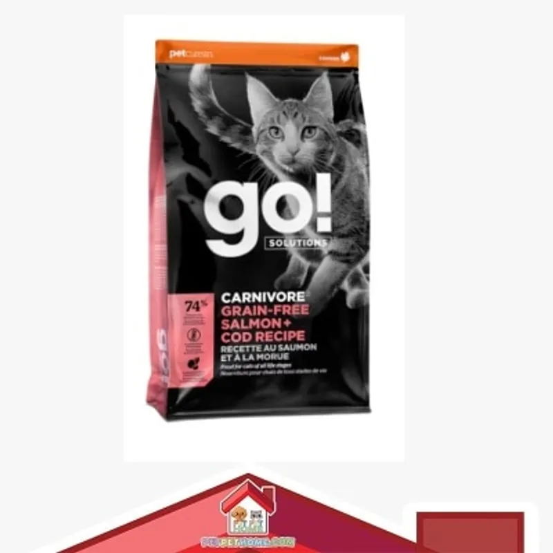 GO! SOLUTIONS - 活力營養系列 無穀物三文魚+鱈魚貓糧配方