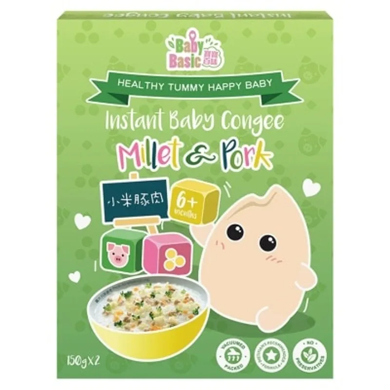 寶寶百味 即食米米粥小米豚肉
