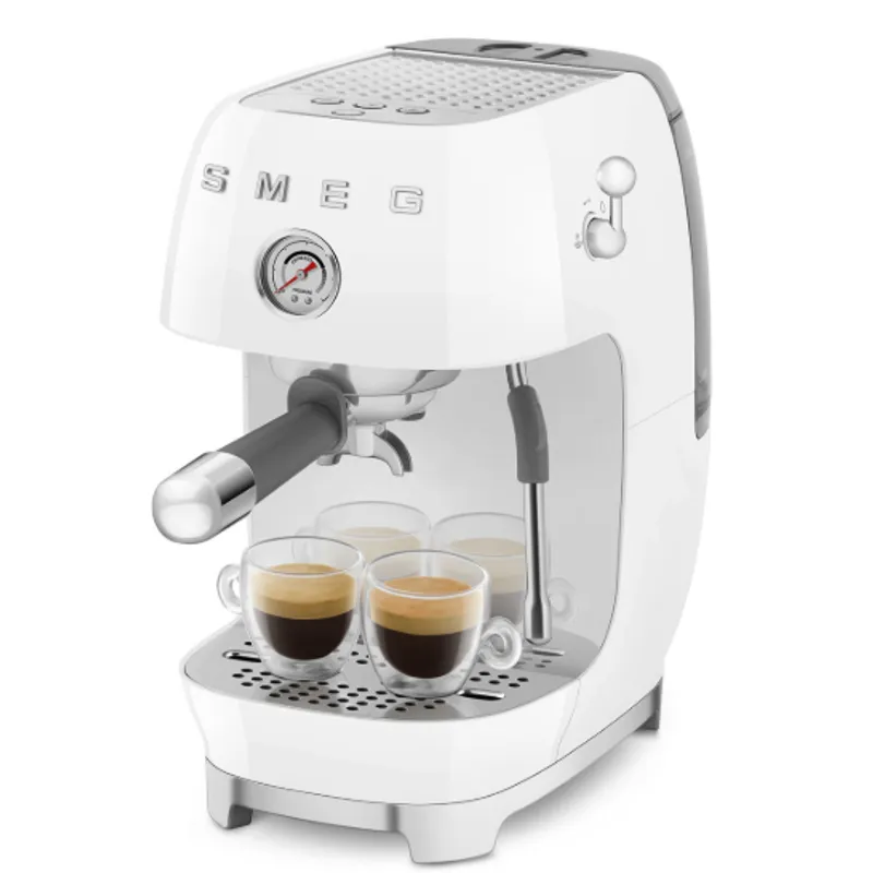 SMEG 冷熱雙萃手動濃縮咖啡機 ECF03WHUK