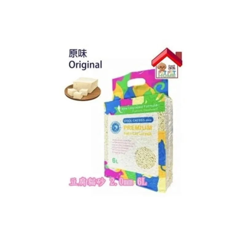 COOL PETSSS Cool Catsss 原味 豆腐貓砂 2.0mm 6L