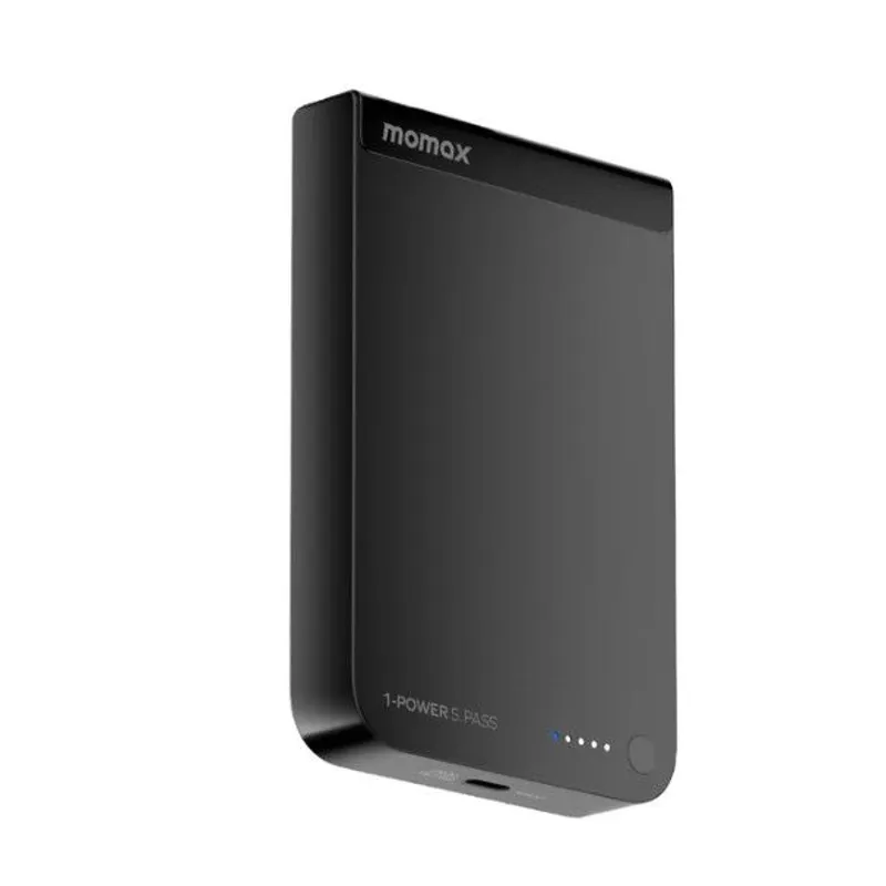 MOMAX 1-Power S.Pass 10000mAh Qi2 磁吸流動電源(CCC認證)(鈦色) IP162Q2L