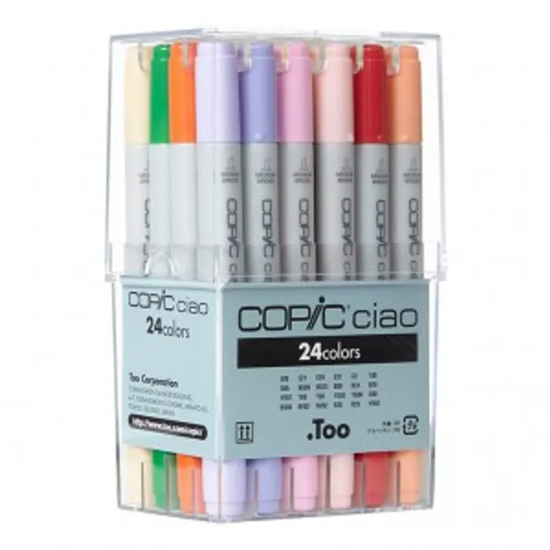 COPIC Ciao 彩繪筆 24色套裝