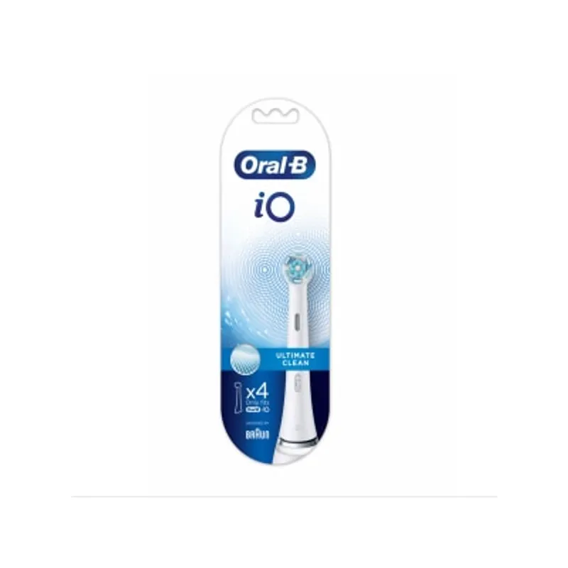 Oral-B iO 深層清潔刷頭4支裝(白色)