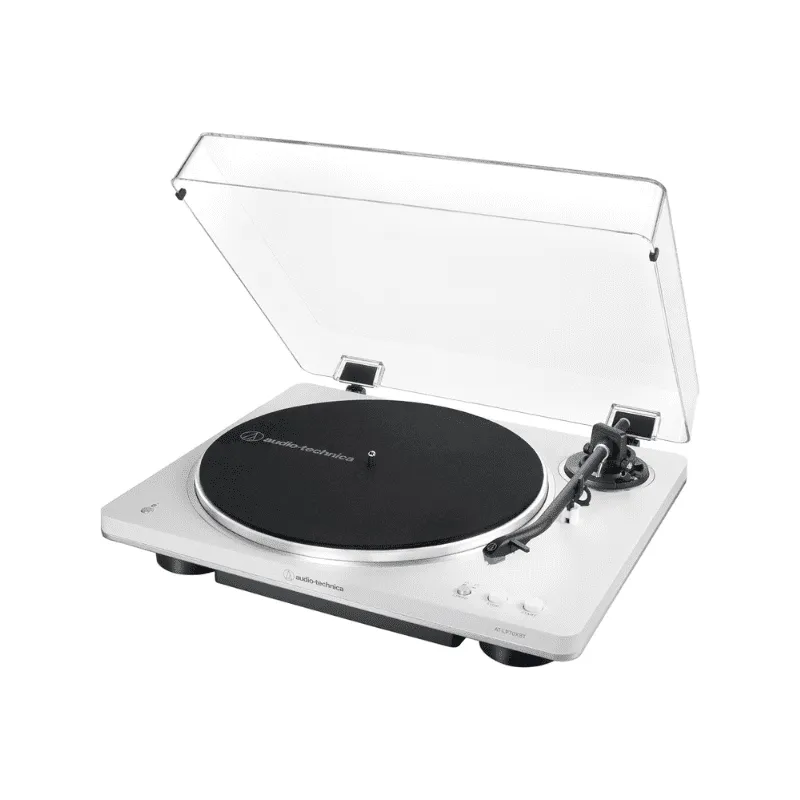 AUDIOTECHNICA 全自動無線黑膠唱盤機(白銀) ATLP70XBT/WS