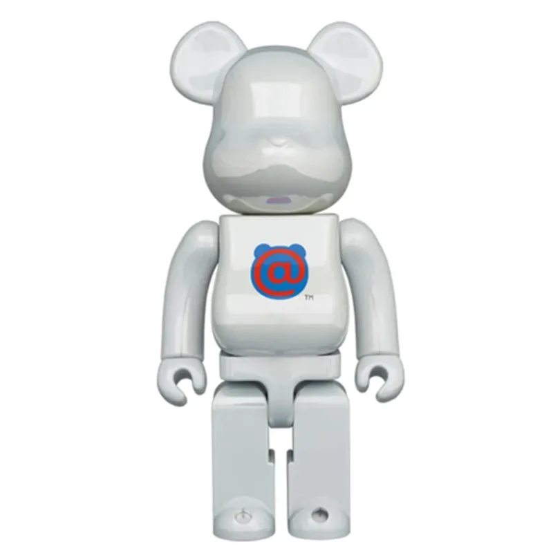 BEARBRICK MC-593937 BEARBRICK 1000% 1ST MODEL WHITE CHROME