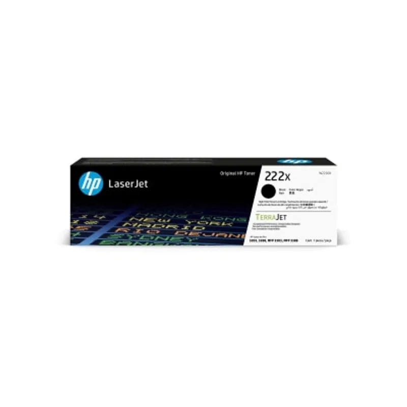 HP 惠普 222X高打印量黑色原廠LaserJet碳粉匣 (W2220X)