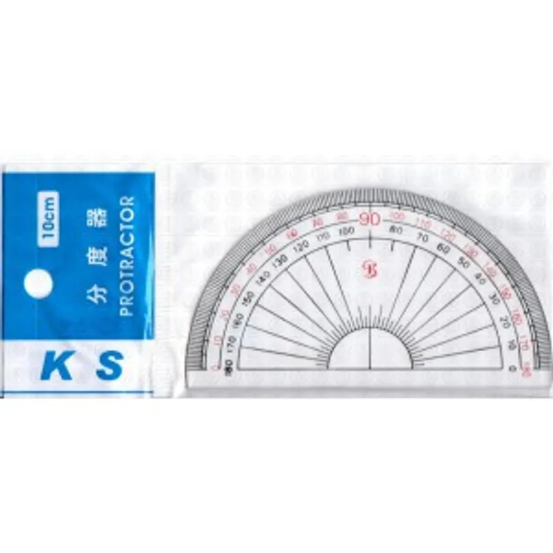 KS 半圓量角器 10cm