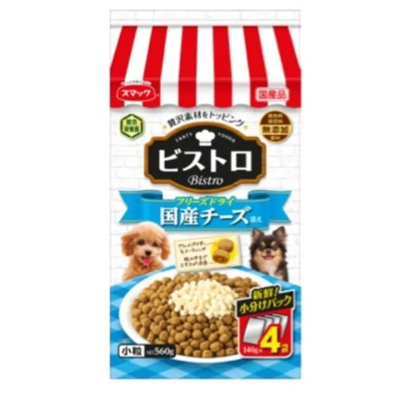 SMACK BISTRO 無穀小型犬糧 拌凍乾-日本芝士粒 (560g) SM1278