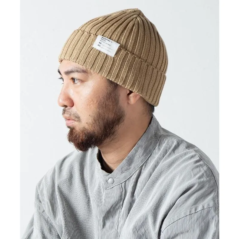 RACAL RL-KN-001--BEIGE CA STANDARD KNIT CAP(JAPAN)