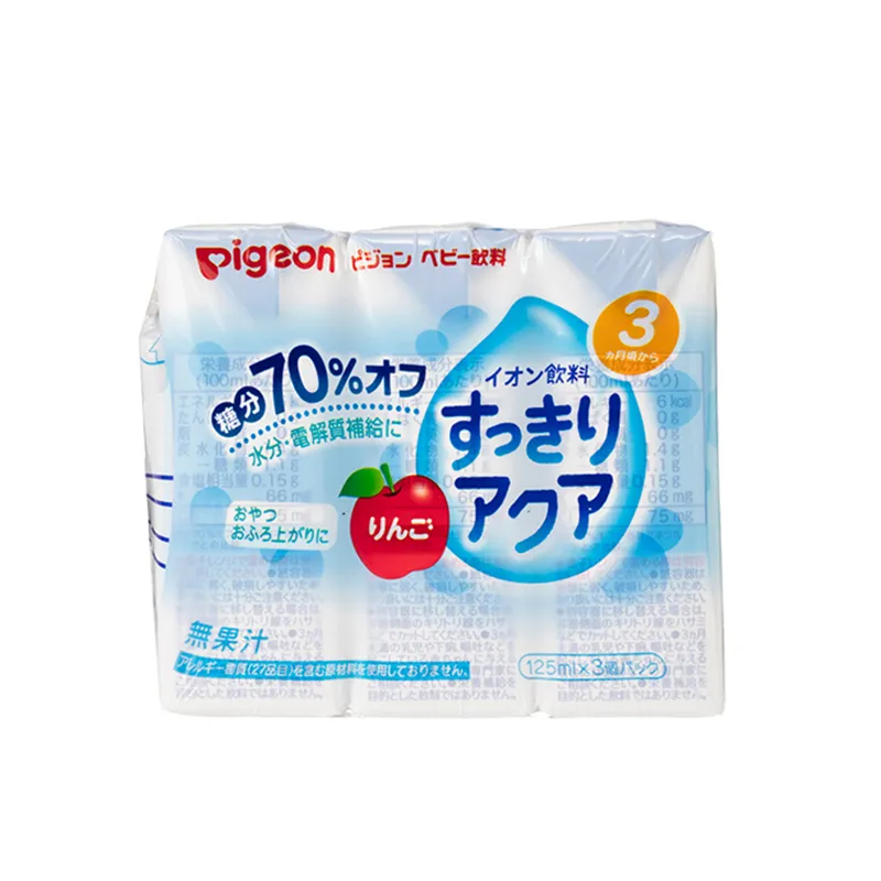 贝亲苹果味电解水 (125ml X 3盒)