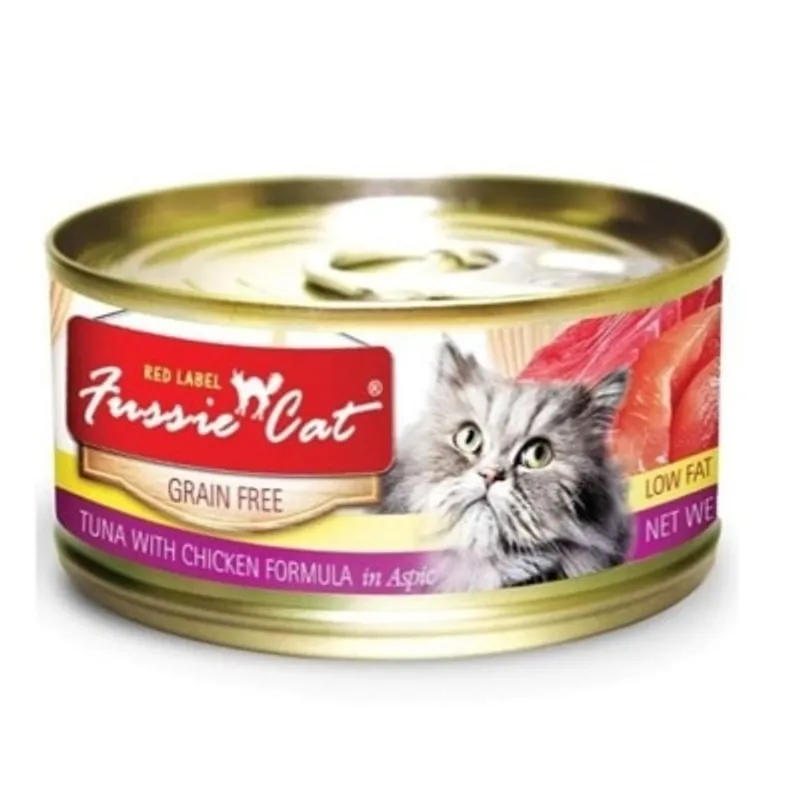 Fussie Cat Red Label Tuna with Chicken FUR-YLC(紅鑽吞拿魚+ 雞肉)80g
