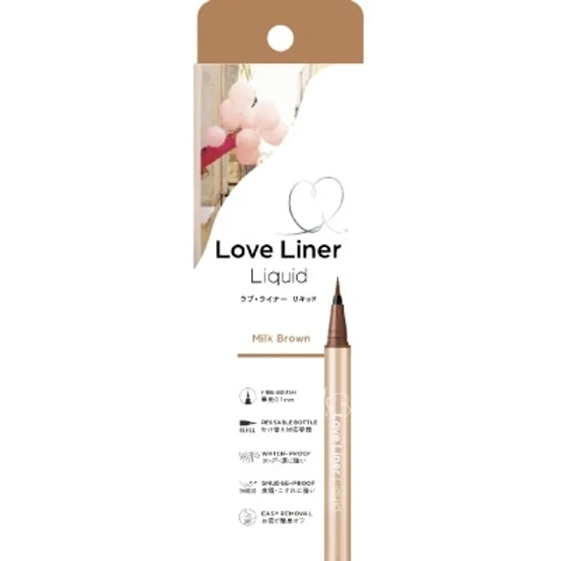 MSH LOVE LINER 纖密流暢防水眼線液 (牛奶淺啡色)