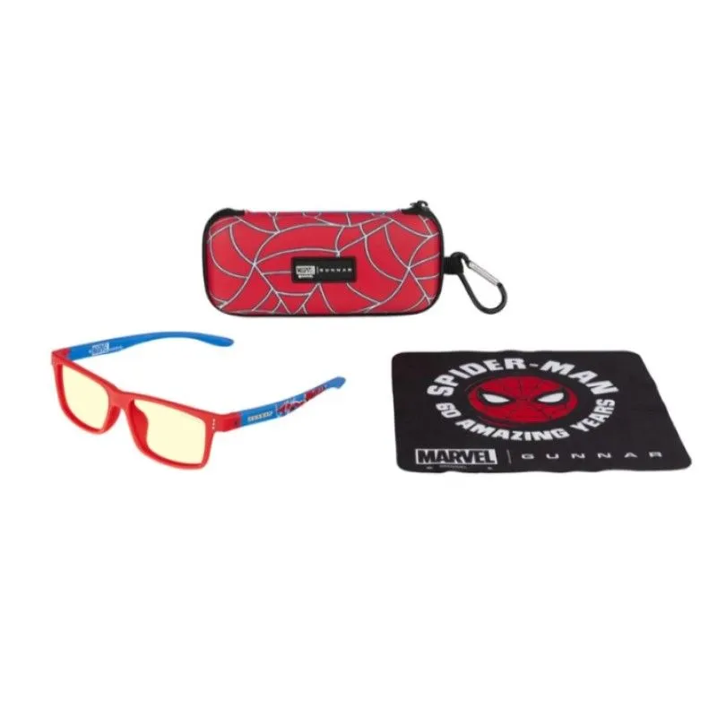 GUNNAR GUNNARxMARVEL防藍光兒童眼鏡-CRUZKidsLargeSpider-ManEdition CRU11813