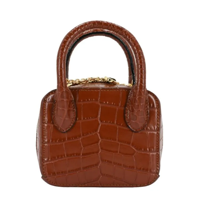 LANCEL ALICE 粽色方型迷你包