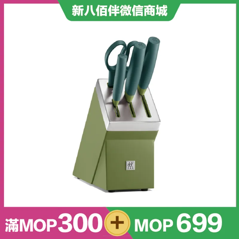 ZWILLING ZWILLING Now S 自磨刀座套装5件 青柠