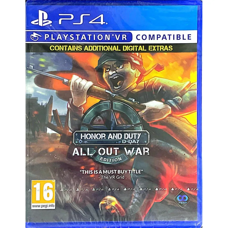 PS4 榮譽與責任 ： 諾曼第戰役 「雙重包」 （支援PSVR） 英文 歐版