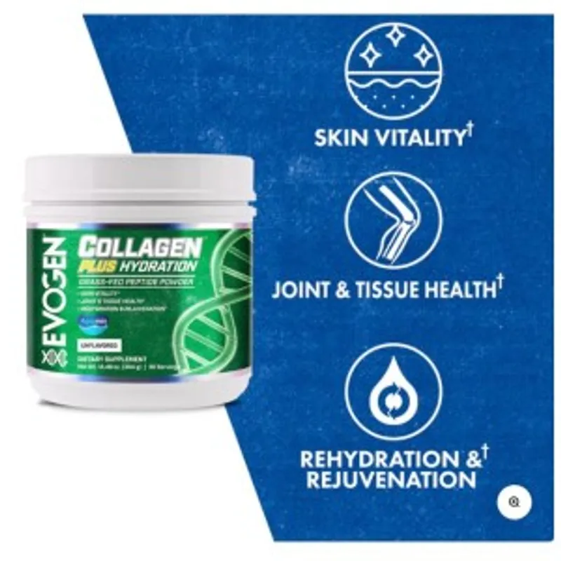 Evogen Naturals Collagen 天然水合膠原蛋白粉 30份