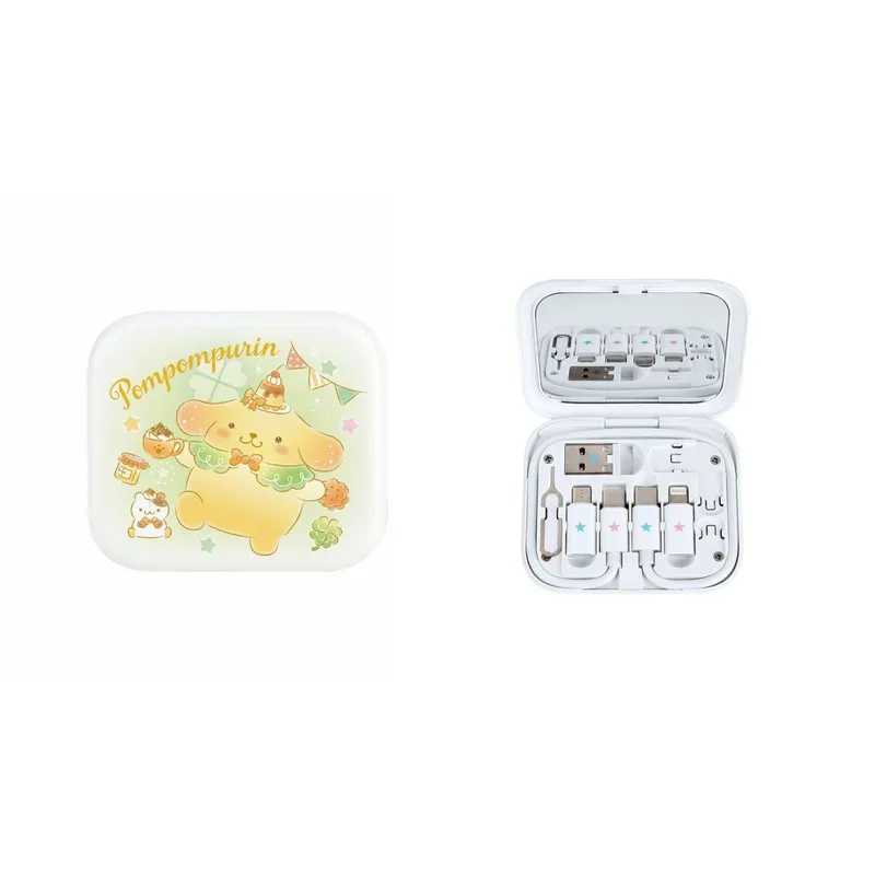 CLUEBOX 6合1數據/充電電線套件連鏡盒(Pompompurin) CBUSBC1KIT/PN