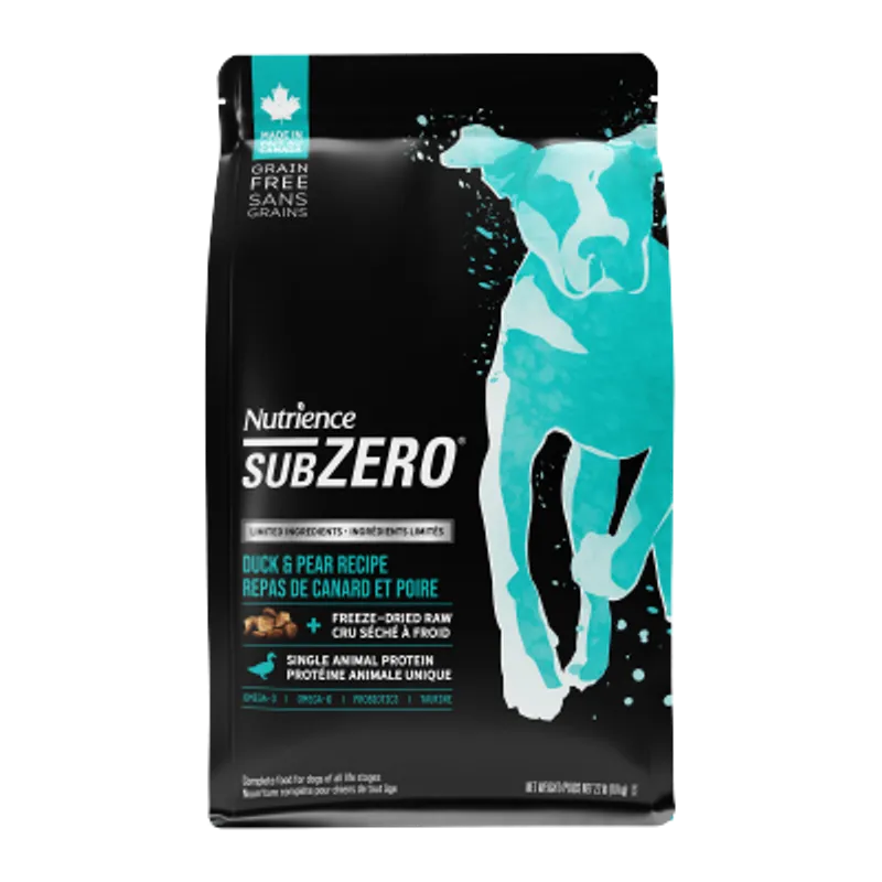 NUTRIENCE SUBZERO 鴨肉 & 梨子配方 (22 lb) 全犬狗糧 76706