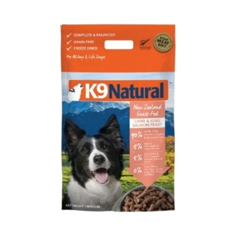 K9 Naturals 凍脫水狗乾糧 羊肉三文魚盛宴