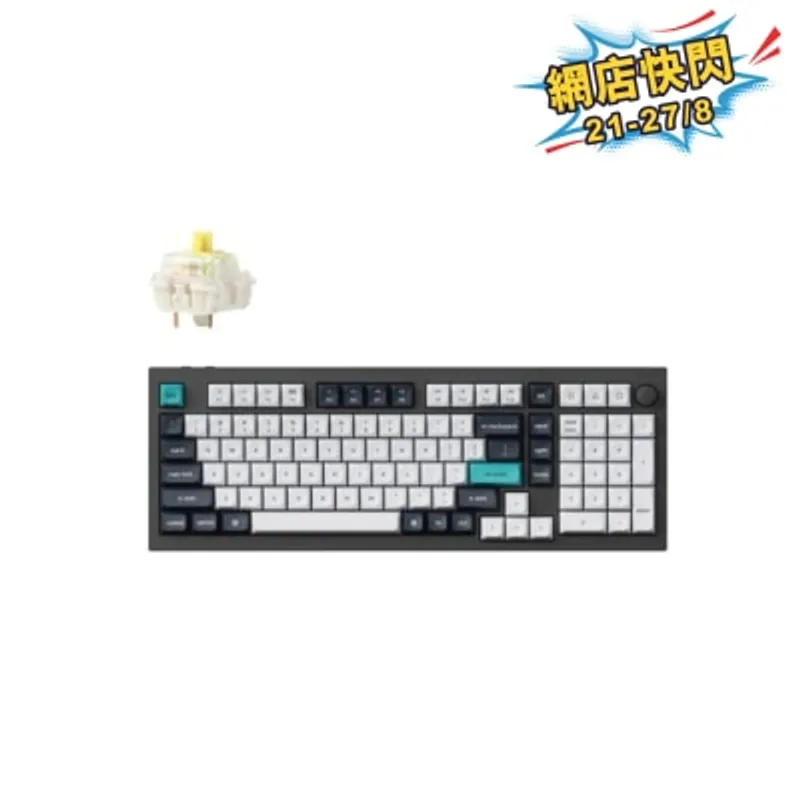 Keychron Q5 Max 旋鈕版無線鍵盤 - Gateron Jupiter 香蕉軸