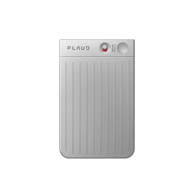 PLUAD AI录音机(金属银) NOTECHATGPTAI/SILVER