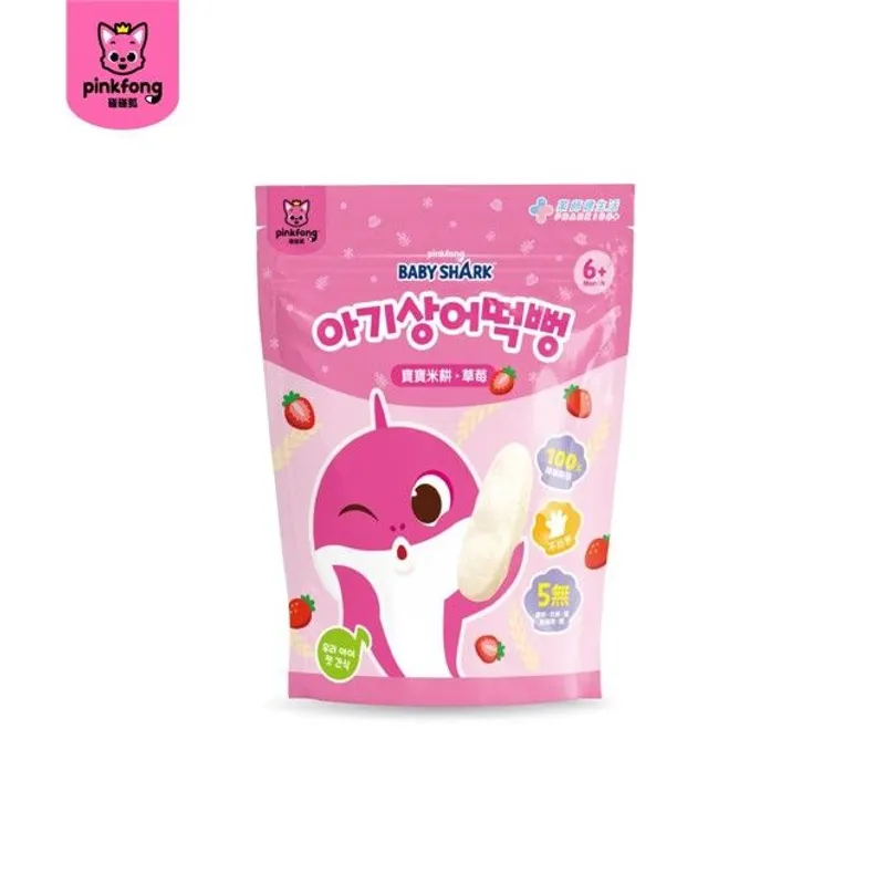 PINKFONG鯊魚寶寶米餅-草莓30G(6M+)