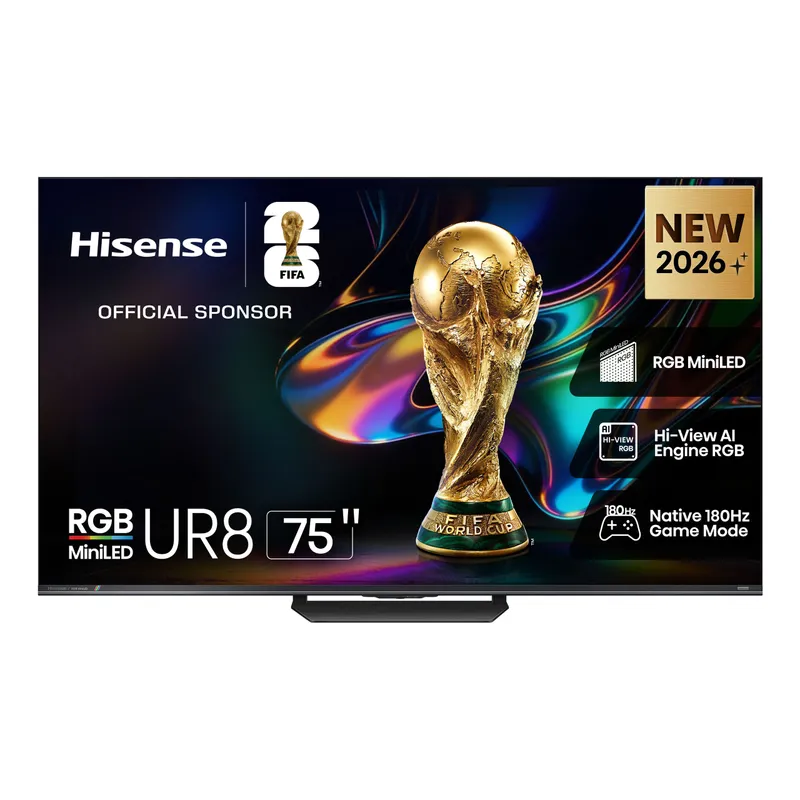 HISENSE 75"4K RBG Mini LED TV 75UR8S