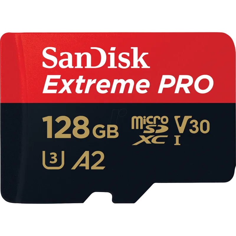 SANDISK 128GB Extreme Pro V30 MicroSD存儲卡 SDSQXCY128GGN6MA
