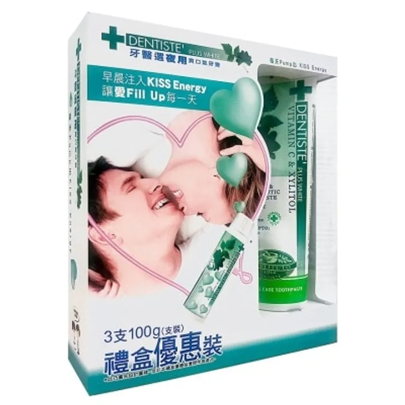 DENTISTE 夜用爽口氣牙膏禮盒優惠裝 (100g x3)