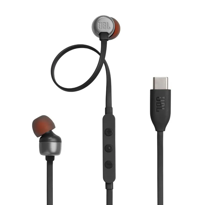 JBL USB-C線控入耳式耳機(黑色) TUNE310C/BLACK