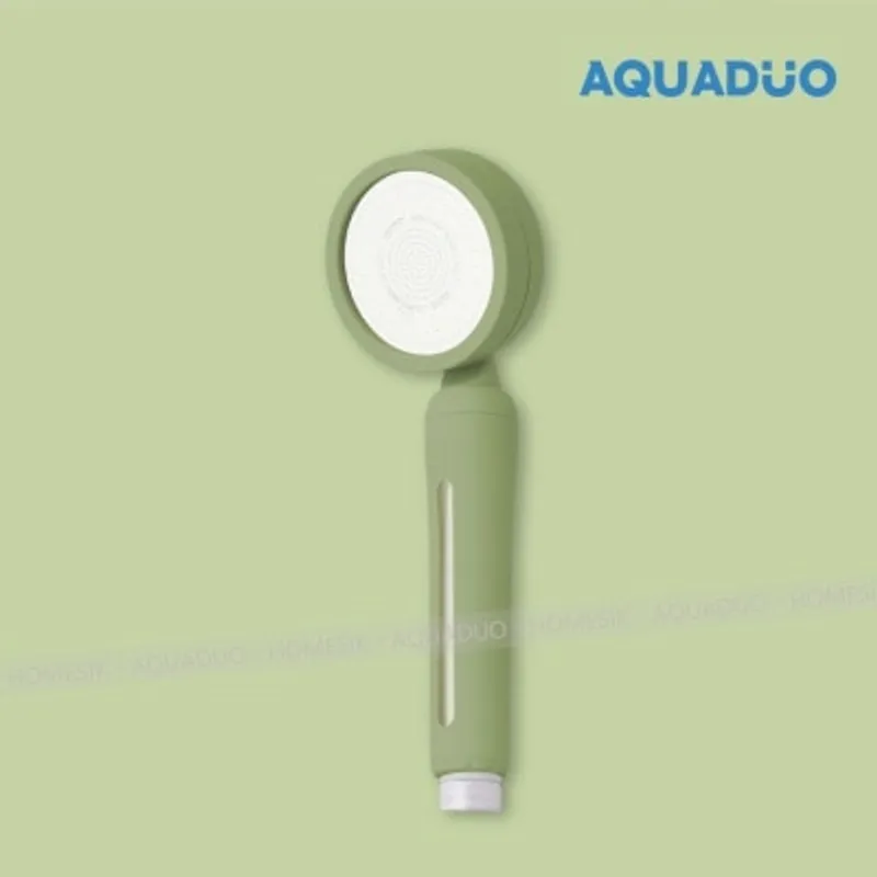AQUADUO 花系橄欖綠 除氯增壓沐浴過濾花灑頭(連濾芯1件) (商家直送-5個工作天內送到府上;滿$500免運)
