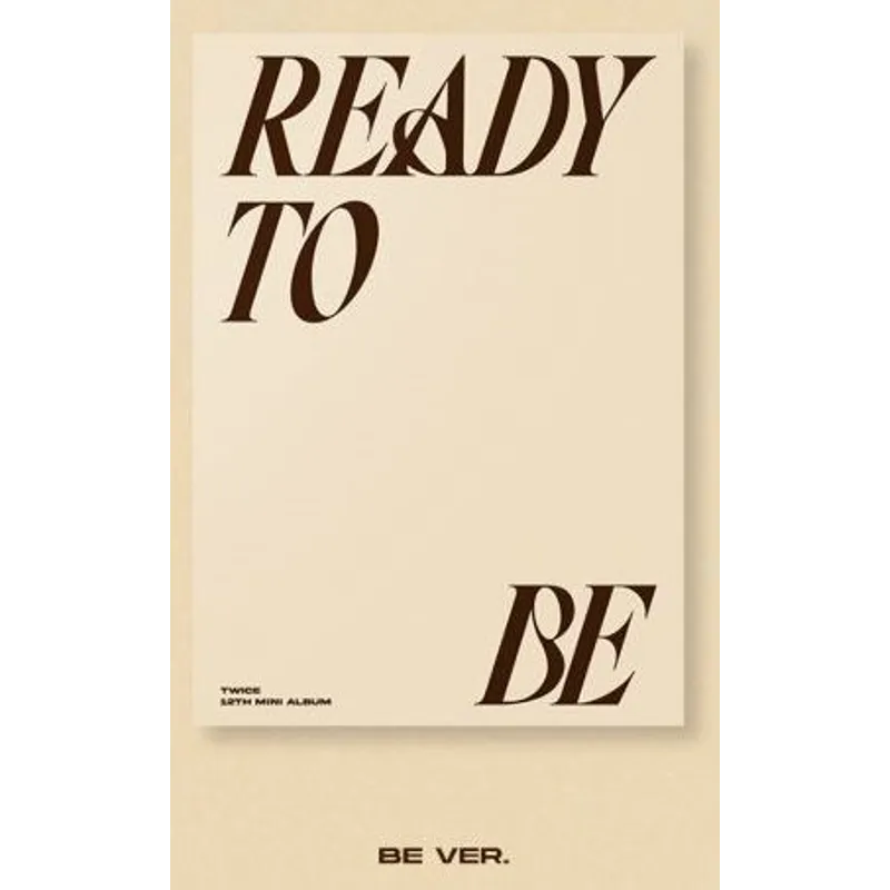 CD Twice-READY TO BE (BE version) JYPK1588C