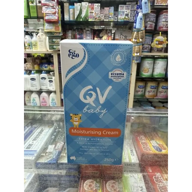 澳洲EGO QV嬰兒保濕乳霜250g(按壓款)