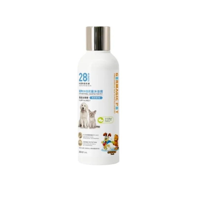 Germagic Pet 寵物28日抗菌沐浴露-豐盈彈韌(爽身粉味)200ml