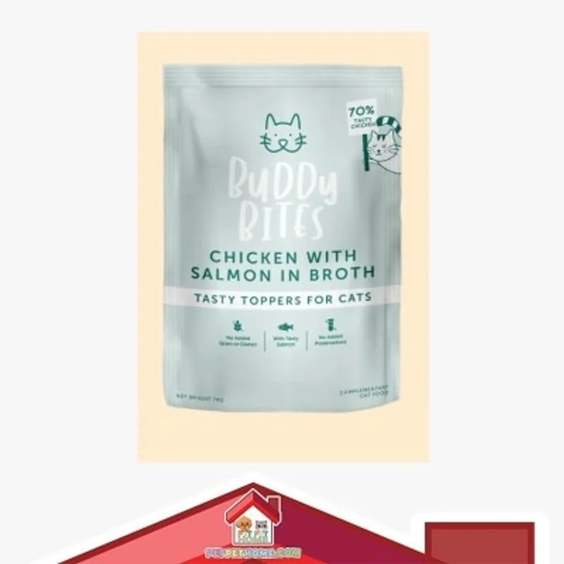 BUDDY BITES Buddy Bites 貓貓營養濕糧湯包 70g x 12包 (原箱)
