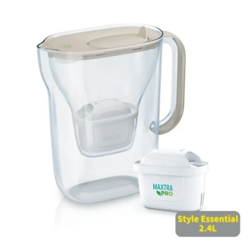 BRITA STYLE ESSENTIAL 2.4L 智型濾水壺 (沙色)