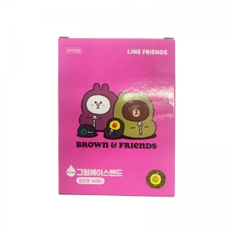 韓國LINE FRIENDS BROWN FRIENDS創口貼