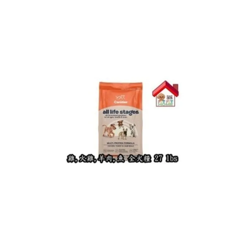 CANIDAE 全犬期全面護理配方(雞, 火雞,羊肉, 魚) 狗糧 27 lbs [1030A]