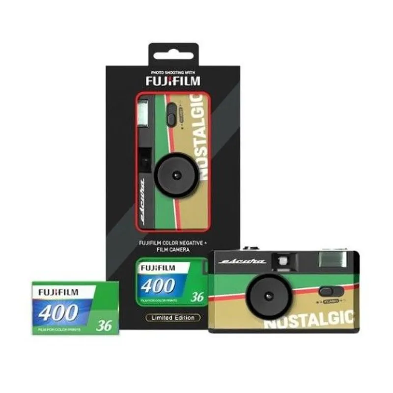 FUJIFILM 菲林相機套裝(金色) C400+FILM/GOLD