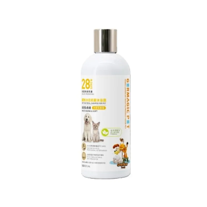 Germagic Pet 寵物28日抗菌沐浴露-滋潤柔護(木質花香)500ml