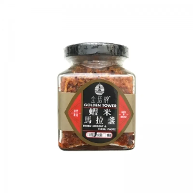 金塔牌蝦米馬拉盞(少辣味)110g/瓶