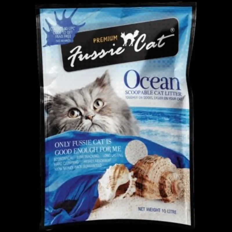 Fussie Cat FCLO2 礦物貓砂 海洋味(10L)