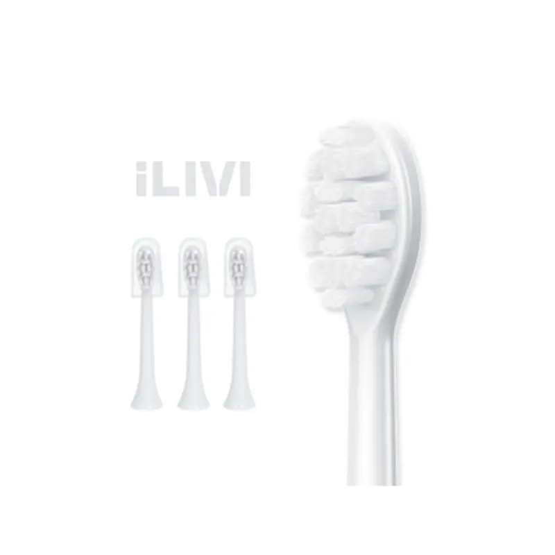 iLivi IV-TH01 革新代掃振4D全模式多頭潔齒護齦電動智慧牙刷 PRO-替換刷頭*3個