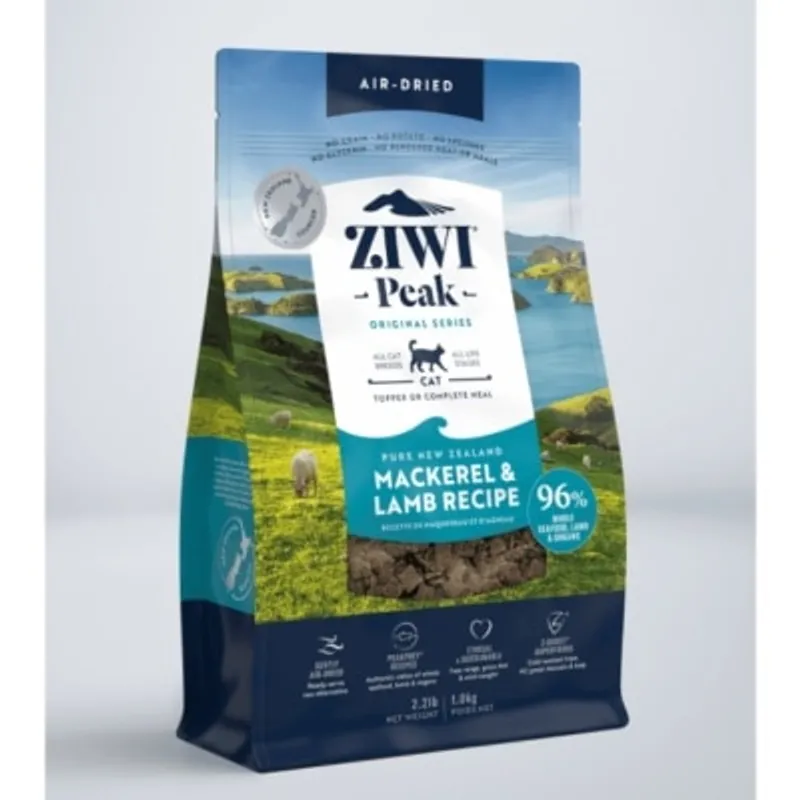 Ziwipeak 巔峰 風乾貓糧 96% Mackerel & Lamb 脫水鯖魚羊肉