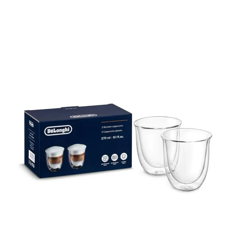 DELONGHI 双层保温Cappuccino杯 DLSC311/CAPPUCCINOGLASSES
