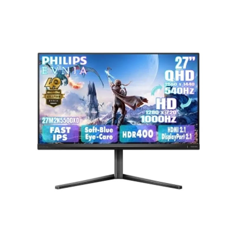 PHILIPS 飛利浦 EVNIA 27M2N5500XD 27" Fast IPS 雙模式電競顯示器