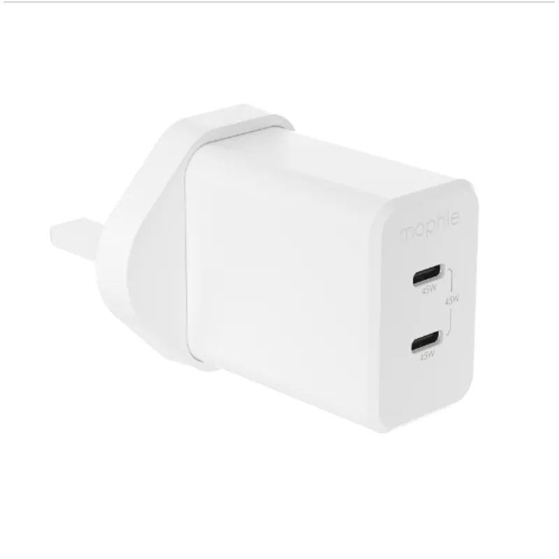 MOPHIE Essentials 45W 雙輸出充電器 2*USB-C 白