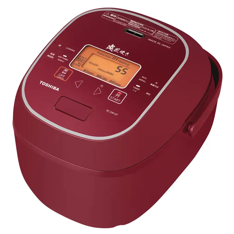 TOSHIBA 1.8L IH磁應電飯煲 RC-DR18T紅